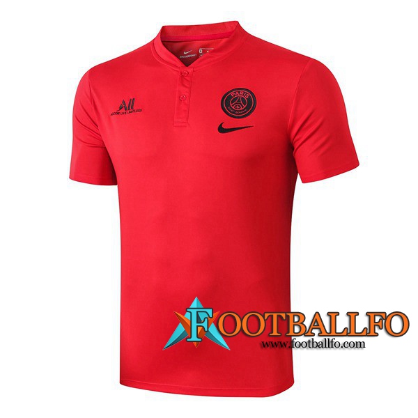 Polo Futbol Paris PSG ALL Roja 2019/2020