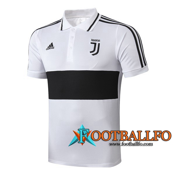 Polo Futbol Juventus Blanco Negro 2019/2020