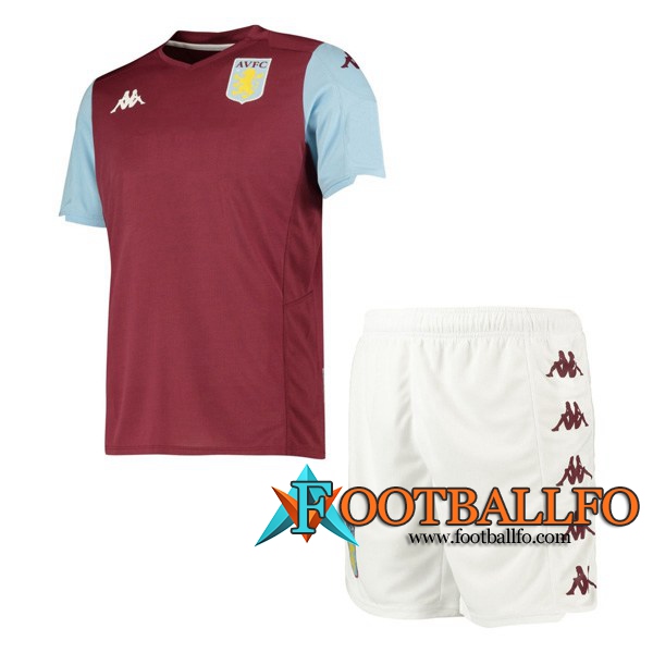 Camisetas Futbol Aston Villa Ninos Primera 2019/2020