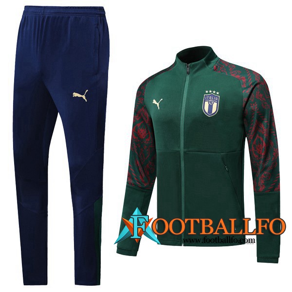 Chandal Futbol - Chaqueta + Pantalones Italia Verde 2019/2020