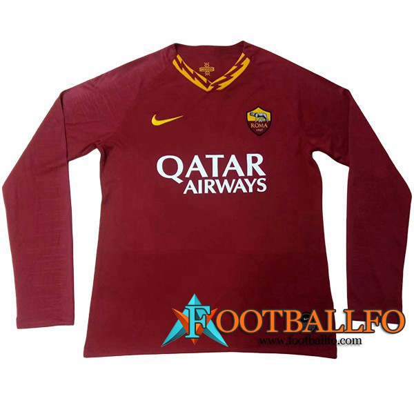 Camisetas Futbol AS Roma Primera Manga Larga 2019/2020