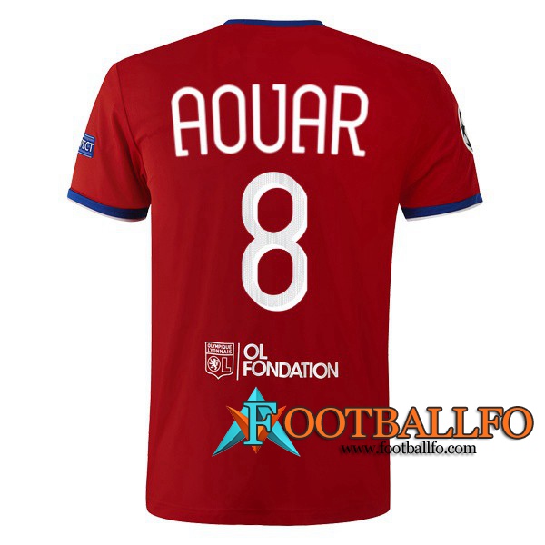 Camisetas Futbol Lyon OL (AOUAR 8) Tercera 2019/2020