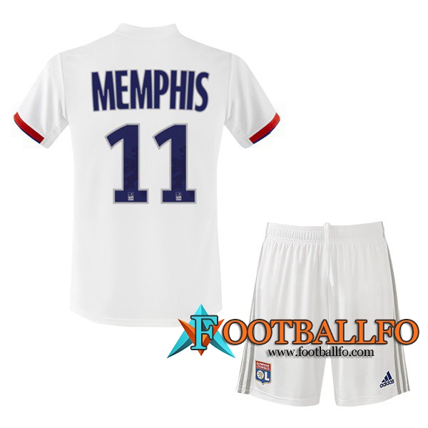 Camisetas Futbol Lyon OL (MEMPHIS 11) Ninos Primera 2019/2020