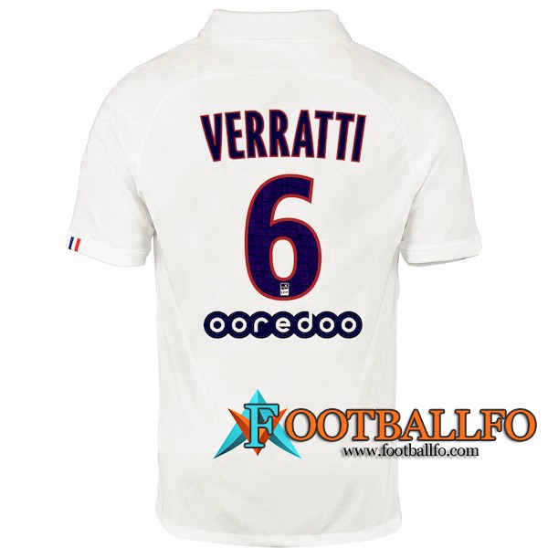 Camisetas Futbol PSG (VERRATTI 6) Tercera 2019/2020