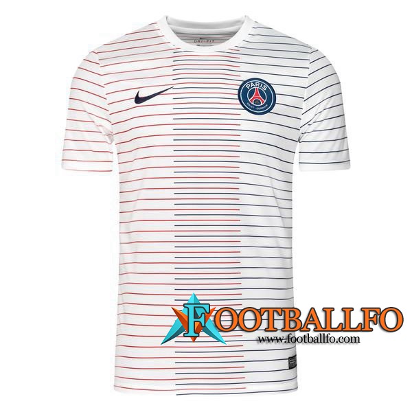 Camiseta Entrenamiento PSG Nike Blanco Stripe 2019/2020