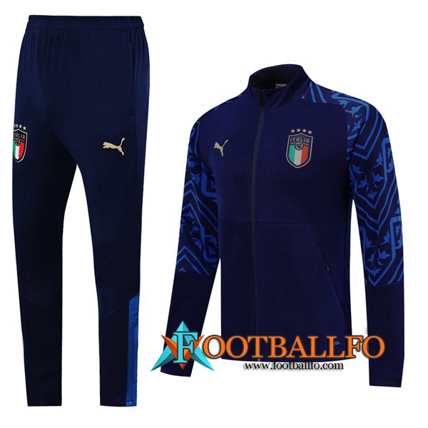 Chandal Futbol - Chaqueta + Pantalones Italia Azul Real -2 2019/2020