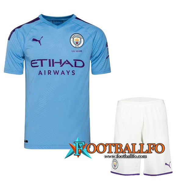 Traje Camisetas Futbol Manchester City Primera 2019/2020