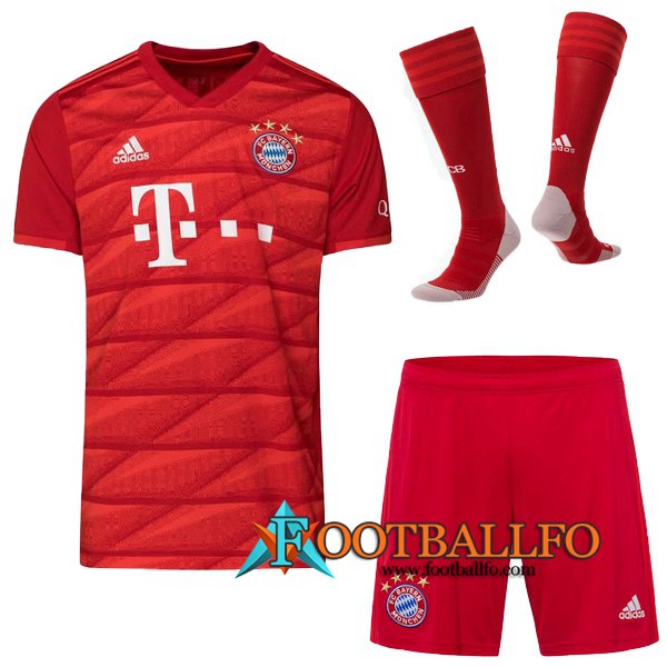 Traje Camisetas Futbol Bayern Munich Primera + Calcetines 2019/2020