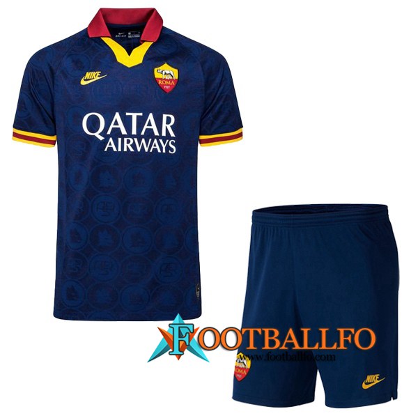 Traje Camisetas Futbol AS Roma Tercera 2019/2020