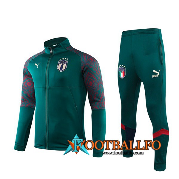 Chandal Futbol - Chaqueta + Pantalones Italia Verde 2019/2020