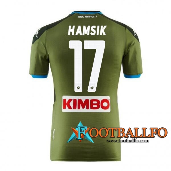 Camisetas Futbol SSC Napoli (HAMSIK 17) Segunda 19/20