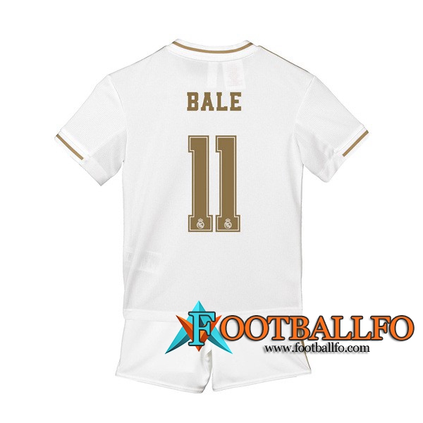 Camisetas Futbol Real Madrid (BALE 11) Ninos Primera 19/20