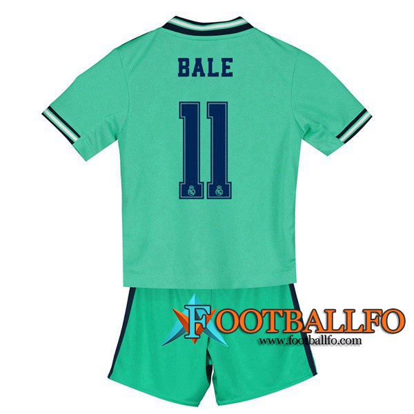 Camisetas Futbol Real Madrid (BALE 11) Ninos Tercera 19/20