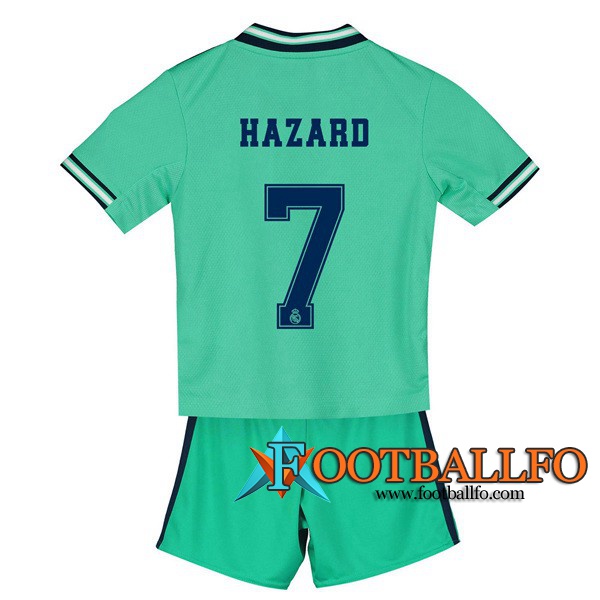 Camisetas Futbol Real Madrid (HAZARD 7) Ninos Tercera 19/20