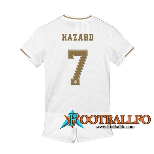 Camisetas Futbol Real Madrid (HAZARD 7) Ninos Primera 19/20
