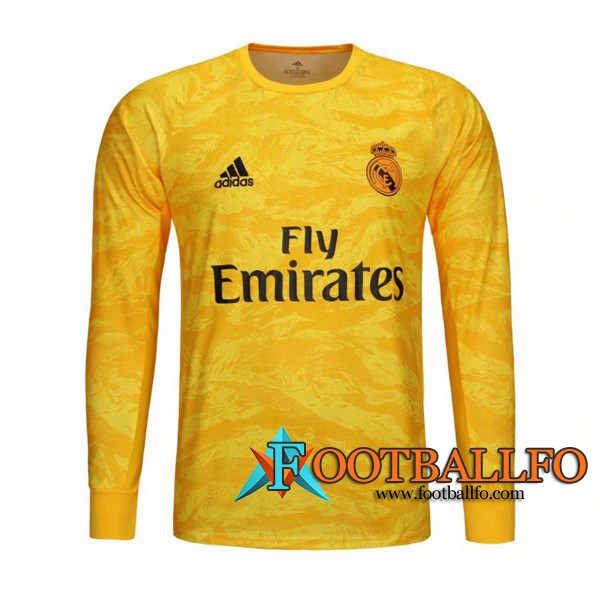 Camisetas Futbol Real Madrid Portero Amarillo 2019/2020