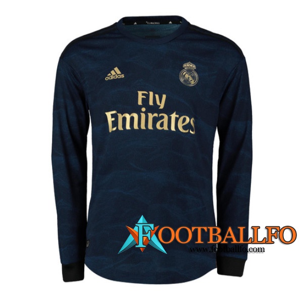 Camisetas Futbol Real Madrid Segunda Manga Larga 2019/2020
