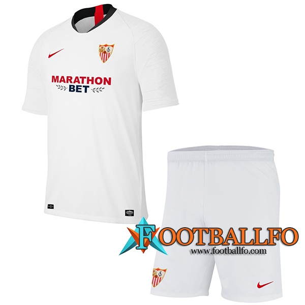 Camisetas Futbol Sevilla FC Ninos Segunda 2019/2020
