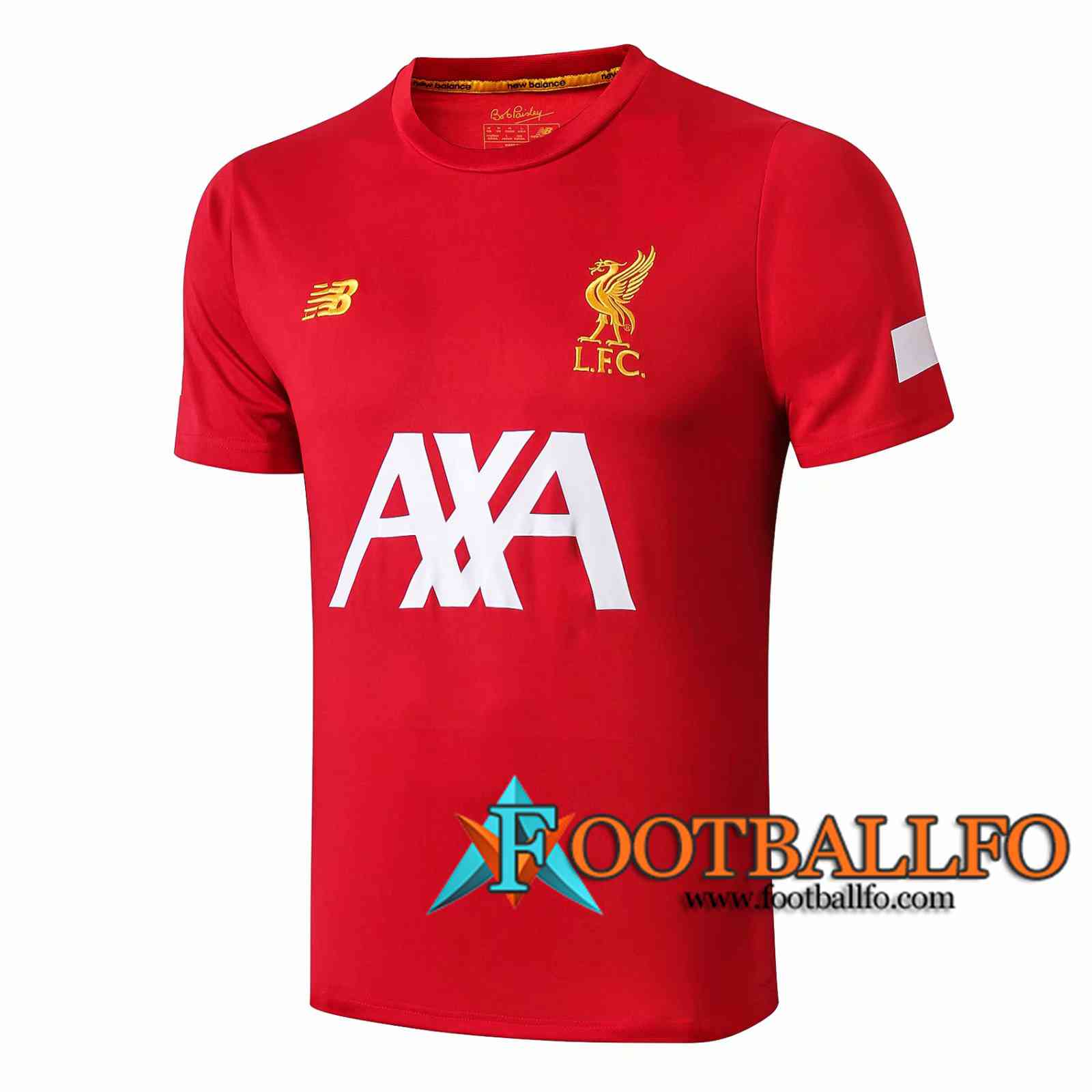 Camiseta Entrenamiento FC Liverpool AXA Roja 2019/2020