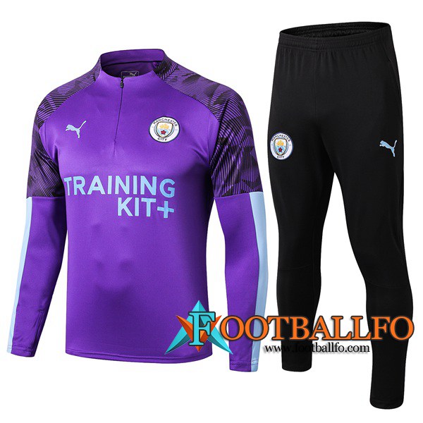 Chandal Futbol + Pantalones Manchester City Purpura 2019/2020