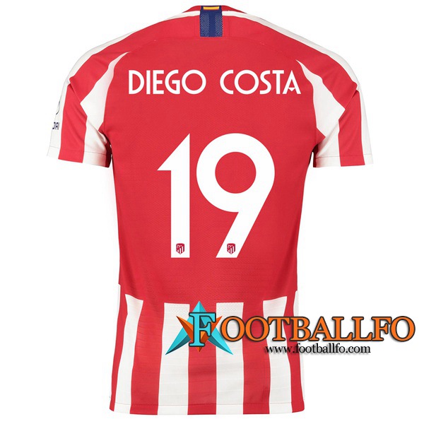 Camisetas Futbol Atletico Madrid (DIEGO COSTA 19) Primera 2019/2020