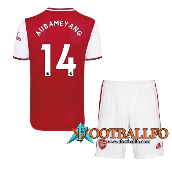 Camisetas Futbol Arsenal (AUBAMEYANG 14) Ninos Primera 2019/2020