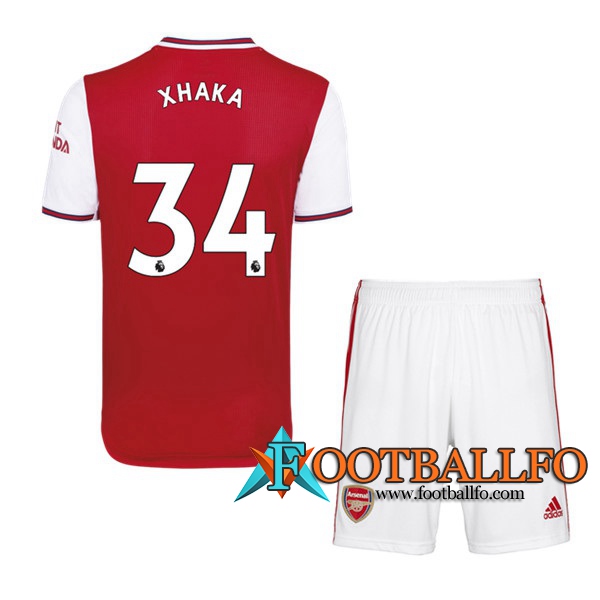 Camisetas Futbol Arsenal (XHAKA 34) Ninos Primera 2019/2020