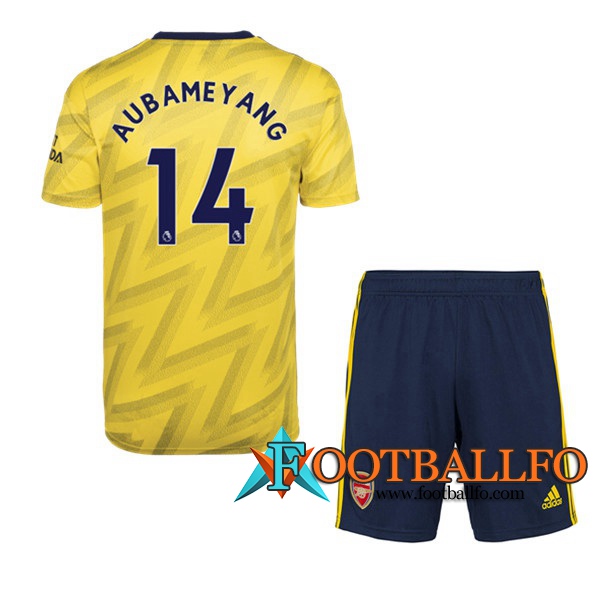 Camisetas Futbol Arsenal (AUBAMEYANG 14) Ninos Segunda 2019/2020