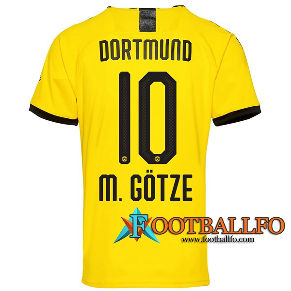 Camisetas Futbol Dortmund BVB (M.GOTZE 10) Primera 2019/2020