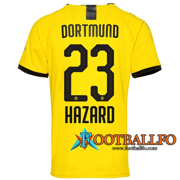Camisetas Futbol Dortmund BVB (HAZARD 23) Primera 2019/2020