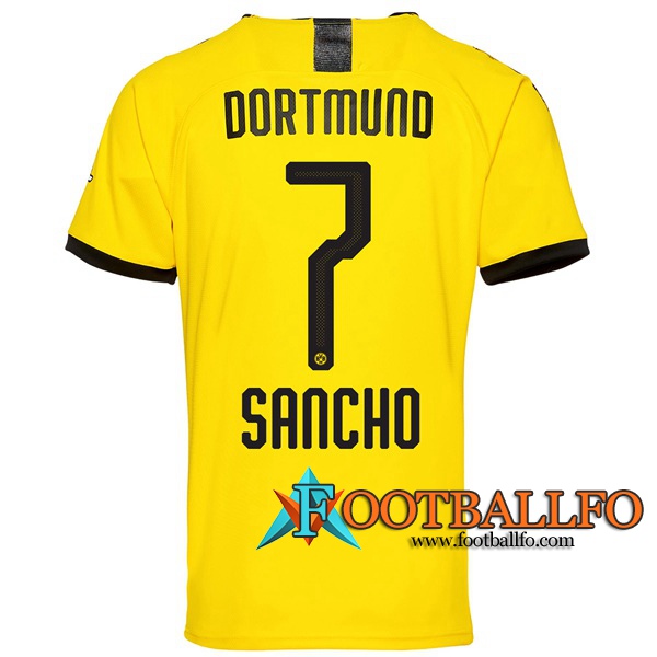 Camisetas Futbol Dortmund BVB (SANCHO 7) Primera 2019/2020