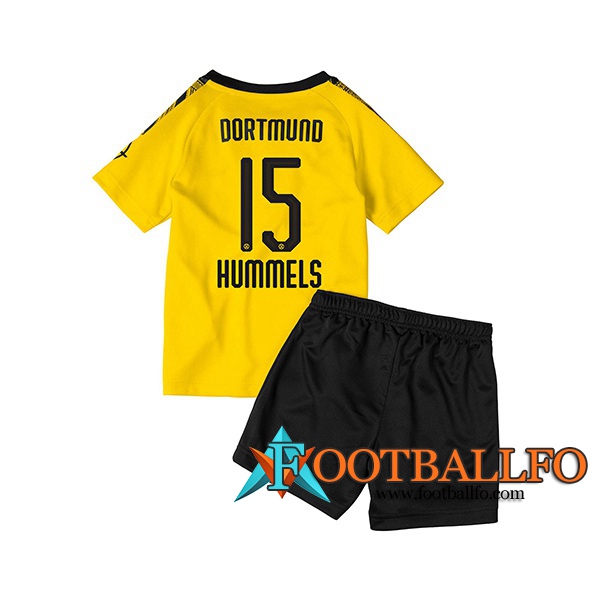 Camisetas Futbol Dortmund BVB (HUMMELS 15) Ninos Primera 2019/2020