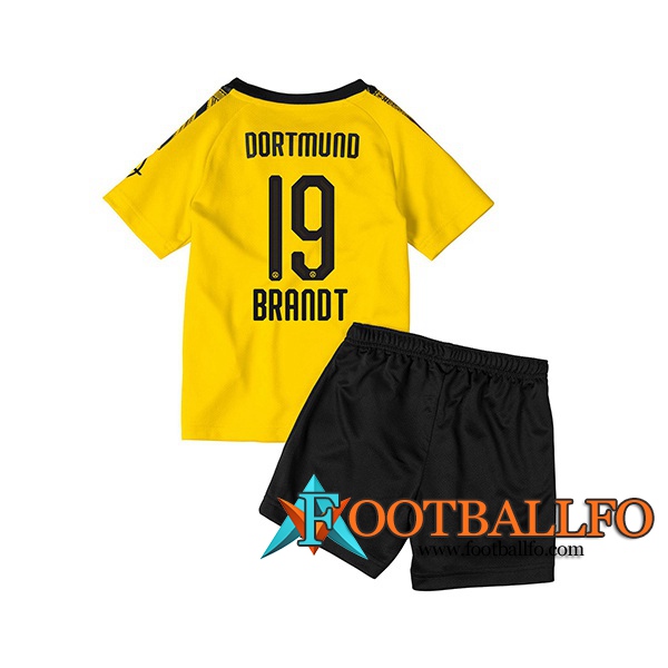 Camisetas Futbol Dortmund BVB (BRANOT 19) Ninos Primera 2019/2020