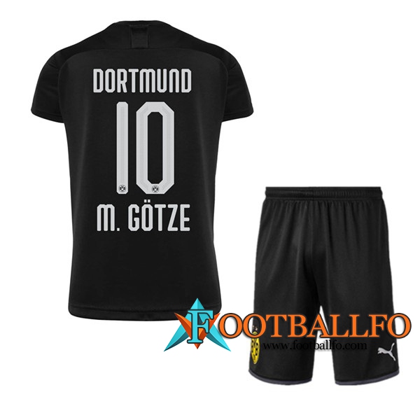 Camisetas Futbol Dortmund BVB (M.GOTZE 10) Ninos Segunda 2019/2020