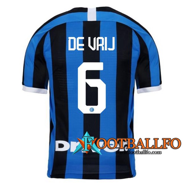 Camisetas Futbol Inter Milan (DEVRIJ 6) Primera 2019/2020