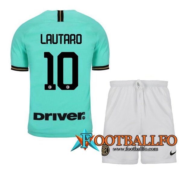 Camisetas Futbol Inter Milan (LAUTARO 10) Ninos Segunda 2019/2020