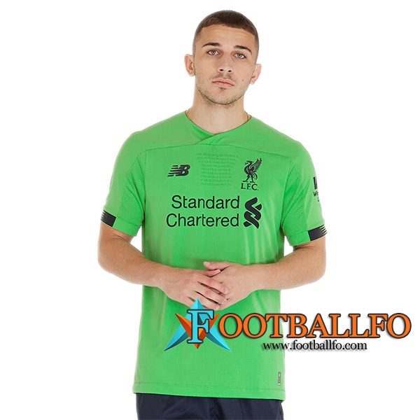 Camisetas Futbol FC Liverpool Portero Verde 2019/2020