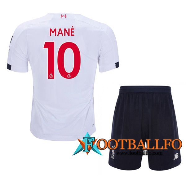 Camisetas Futbol FC Liverpool (Mane 10) Ninos Segunda 2019/2020