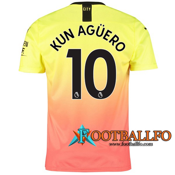 Camisetas Futbol Manchester City (KUN AGUERO 10) Tercera 2019/2020