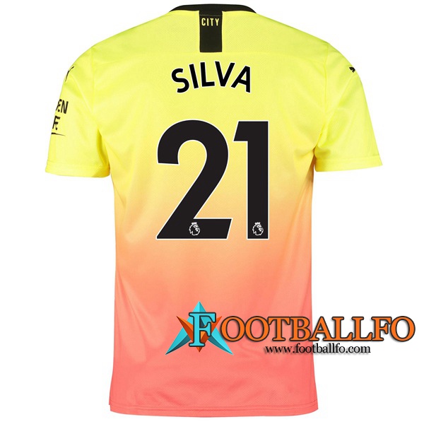 Camisetas Futbol Manchester City (SILVA 21) Tercera 2019/2020