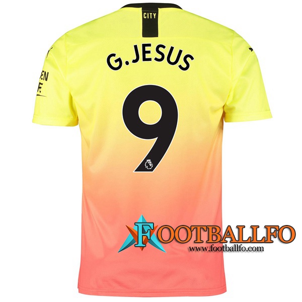 Camisetas Futbol Manchester City (G.JESUS 9) Tercera 2019/2020