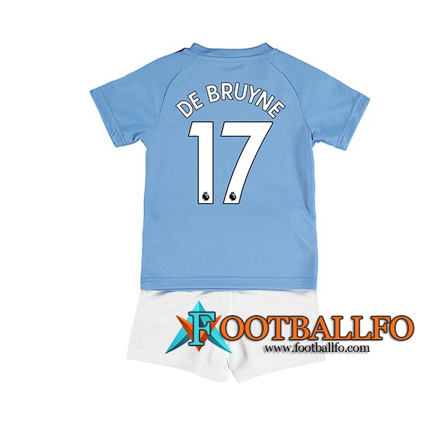Camisetas Futbol Manchester City (DE BRUYNE 17) Ninos Primera 2019/2020