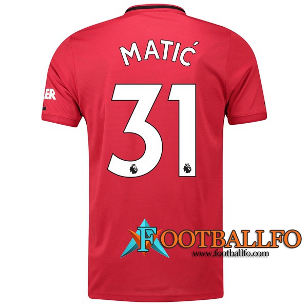 Camisetas Futbol Manchester United (MATIC 31) Primera 2019/2020