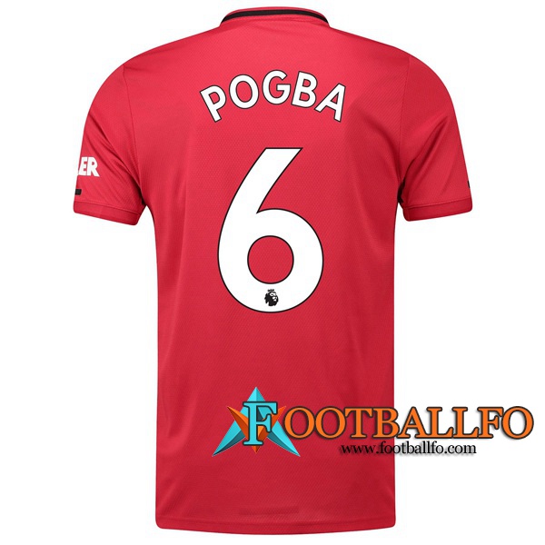 Camisetas Futbol Manchester United (POGBA 6) Primera 2019/2020