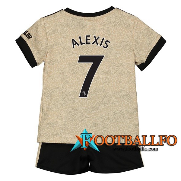 Camisetas Futbol Manchester United (ALEXIS 7) Ninos Segunda 2019/2020