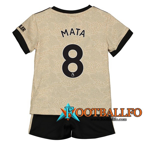 Camisetas Futbol Manchester United (MATA 8) Ninos Segunda 2019/2020