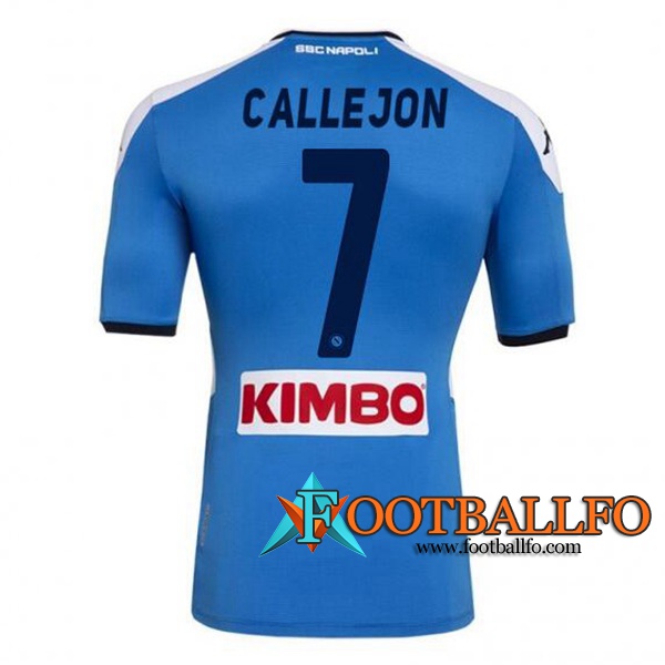 Camisetas Futbol SSC Napoli (CALLEJON 7) Primera 2019/2020