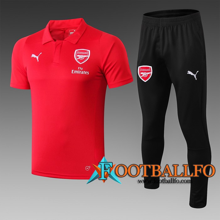 Polo Futbol Arsenal + Pantalones Roja 2019/2020