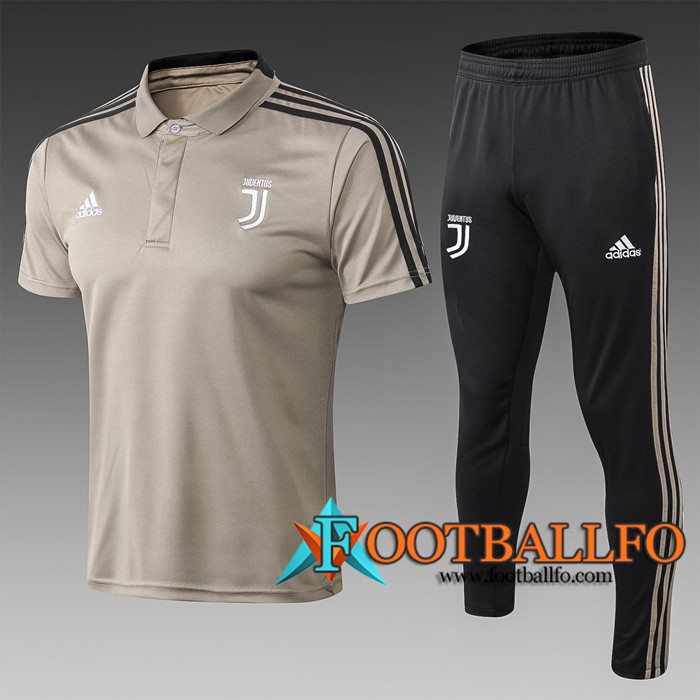 Polo Futbol Juventus + Pantalones Gris Oscuro 2019/2020