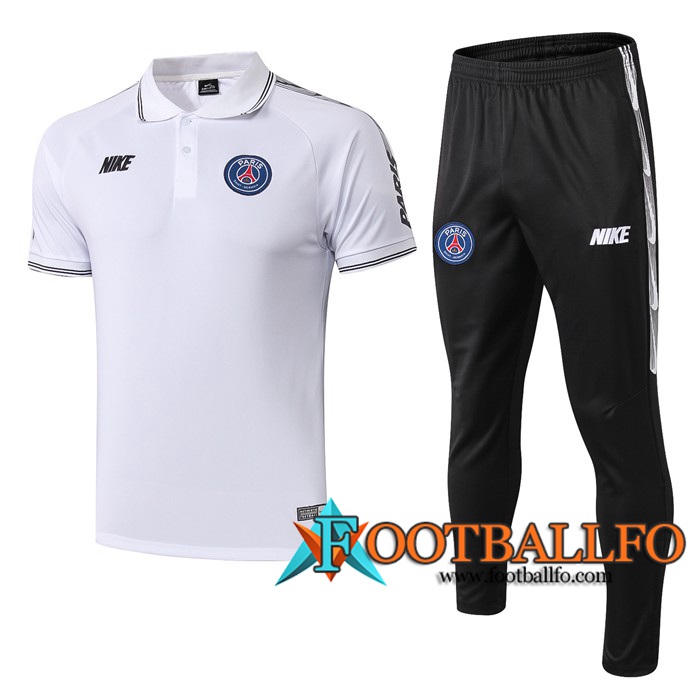 Polo Futbol Paris PSG NIKE + Pantalones Blanco 2019/2020